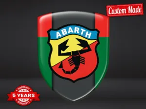 Fiat Abarth Bumper Stickers Custom Pro Max Resilient Current Look